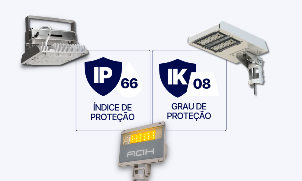 Resistência e proteção em luminárias LED: saiba tudo sobre IP e IK